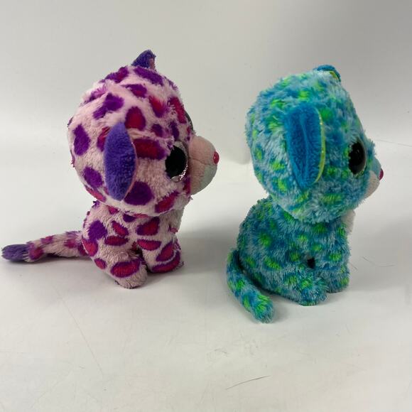 Ty Beanie Boos Plush Lot of 6 Giselle, Glamour, Yago & More Mixed Sizes Tags - Picture 5 of 14